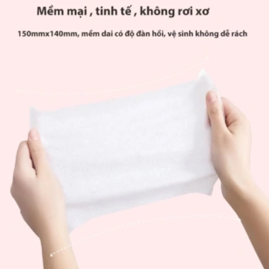 Set 8 Gói Khăn Giấy Ướt Mini Bỏ Túi Tiện Lợi - Khăn ướt trẻ em, lau tay đa năng