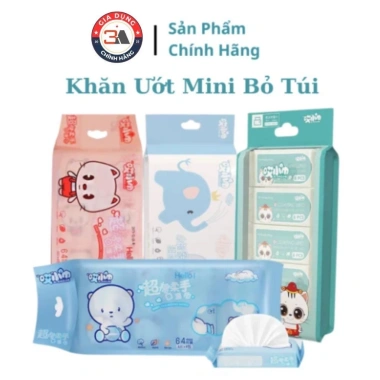 Set 8 Gói Khăn Giấy Ướt Mini Bỏ Túi Tiện Lợi - Khăn ướt trẻ em, lau tay đa năng 7 Set 8 Gói Khăn Giấy Ướt Mini Bỏ Túi Tiện Lợi - Khăn ướt trẻ em, lau tay đa năng 7