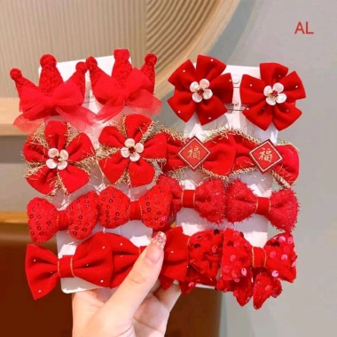 Sét 8 kẹp đỏ đối xứng cho bé - Đồ chơi an toàn, phát triển tay, giảm giá 22% chỉ 50.000₫ 6