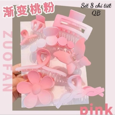 Set 8 kẹp tóc càng cua Hàn Quốc - Giá ưu đãi 62.000đ, giữ nếp lâu, chất liệu bền 6 Set 8 kẹp tóc càng cua Hàn Quốc - Giá ưu đãi 62.000đ, giữ nếp lâu, chất liệu bền 6