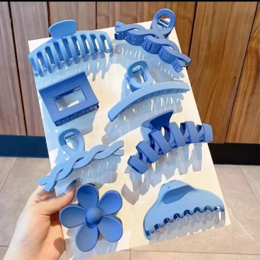 Set 8 kẹp tóc càng cua Hàn Quốc - Giá ưu đãi 62.000đ, giữ nếp lâu, chất liệu bền