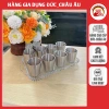 Set 8 ly inox 2 lớp cách nhiệt Hàn Quốc 175ml - Giữ nhiệt lâu, không bỏng tay, 270.000đ