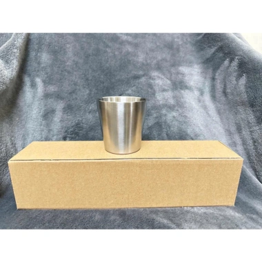 Set 8 ly inox 2 lớp cách nhiệt Hàn Quốc 175ml - Giữ nhiệt lâu, không bỏng tay, 270.000đ
