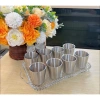 Set 8 ly inox 2 lớp cách nhiệt Hàn Quốc 175ml - Giữ nhiệt lâu, không bỏng tay, 270.000đ 6