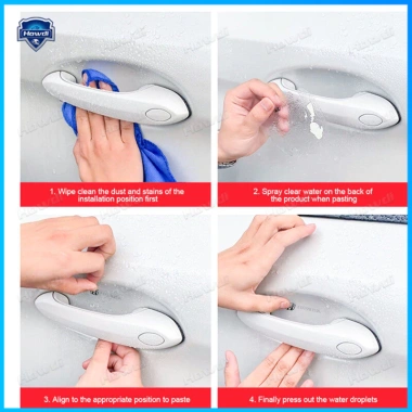 Set 8 miếng dán bảo vệ tay nắm cửa xe Suzuki - Chống trầy xước, giá 49.464 VND