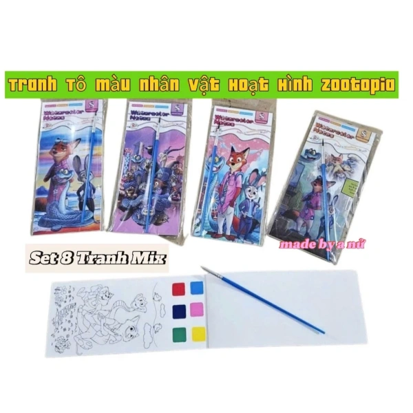 Lợi ích của việc tô màu Zootopia cho trẻ: Phát triển trí tưởng tượng và kỹ năng vận động