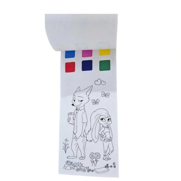 Cách lựa chọn và sử dụng Set 8 Tranh Tô Màu Zootopia Thỏ và Cáo cho bé từ 3 tuổi