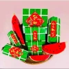 Set 9 Đồ Decor Giấy Bánh Chưng, Bánh Tét, Dưa Hấu - Trang trí Tết, Giá 59.000₫ 5