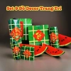Set 9 Đồ Decor Giấy Bánh Chưng, Bánh Tét, Dưa Hấu - Trang trí Tết, Giá 59.000₫ 7