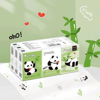 Set 9 gói khăn giấy khô đa năng bỏ túi họa tiết hoạt hình cute - Giá 28.000₫ 4