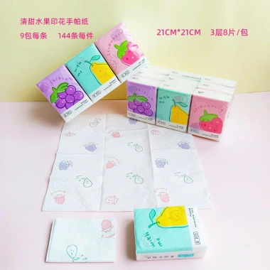 Set 9 gói khăn giấy khô đa năng bỏ túi họa tiết hoạt hình cute - Giá 28.000₫ 10
