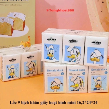 Set 9 gói khăn giấy khô đa năng mini bỏ túi họa tiết hoạt hình siêu cute PVN69.188 giá 28.000 VND 8 Set 9 gói khăn giấy khô đa năng mini bỏ túi họa tiết hoạt hình siêu cute PVN69.188 giá 28.000 VND 8