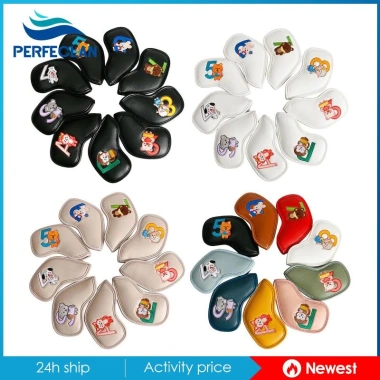 Set 9 Vỏ Bọc Đầu Gậy Golf Thể Thao Ngoài Trời - Bảo Vệ Đầu Gậy Chắc Chắn, Giá Ưu Đãi 444.400 VND