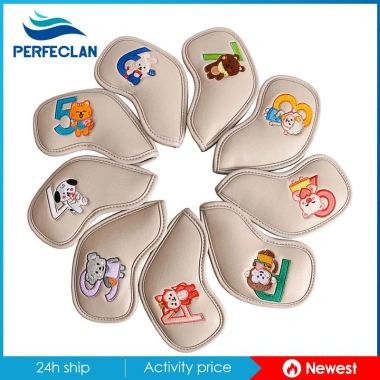 Set 9 Vỏ Bọc Đầu Gậy Golf Thể Thao Ngoài Trời - Bảo Vệ Đầu Gậy Chắc Chắn, Giá Ưu Đãi 444.400 VND