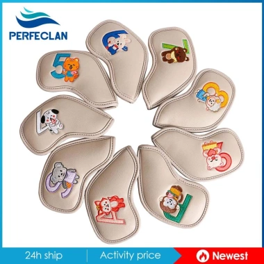 Set 9 Vỏ Bọc Đầu Gậy Golf Thể Thao Ngoài Trời - Bảo Vệ Đầu Gậy Chắc Chắn, Giá Ưu Đãi 444.400 VND
