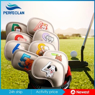 Set 9 Vỏ Bọc Đầu Gậy Golf Thể Thao Ngoài Trời - Bảo Vệ Đầu Gậy Chắc Chắn, Giá Ưu Đãi 444.400 VND