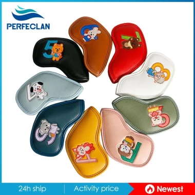 Set 9 Vỏ Bọc Đầu Gậy Golf Thể Thao Ngoài Trời - Bảo Vệ Đầu Gậy Chắc Chắn, Giá Ưu Đãi 444.400 VND