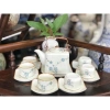 Set ấm chén vẽ tay Bát Tràng - Decor sang, giá rẻ 299k (giảm từ 367k)