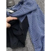 Set ảnh tự chụp phối kẻ áo cổ én và quần culottes suông tách lẻ, phù hợp đi làm công sở, thời trang hiện đại, siêu giảm giá chỉ 235k 7