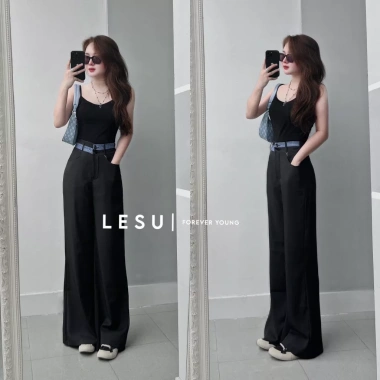 Set ảnh tự chụp phối kẻ áo cổ én và quần culottes suông tách lẻ, phù hợp đi làm công sở, thời trang hiện đại, siêu giảm giá chỉ 235k 13 Set ảnh tự chụp phối kẻ áo cổ én và quần culottes suông tách lẻ, phù hợp đi làm công sở, thời trang hiện đại, siêu giảm giá chỉ 235k 13
