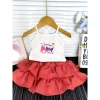 Set Áo 2 Dây + Váy Tầng Kuromi Labubu 9-16kg Bé Gái Mùa Hè Giá 117k 4