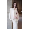 Set áo blazer dạ + áo cúp ngực dài thanh lịch - Giá chỉ 560.000₫, khuyến mãi 23% 9