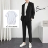 Set áo blazer nam và quần âu BASIC 2 lớp thời trang cao cấp - Giá chỉ 479.000₫ 4