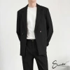 Set áo blazer nam và quần âu BASIC 2 lớp thời trang cao cấp - Giá chỉ 479.000₫ 6