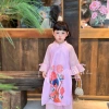 Set áo dài bé gái nhẹ nhàng nữ tính - Chất mềm mịn, giá ưu đãi 308.000₫ 2