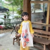 Set áo dài bé gái nhẹ nhàng nữ tính - Chất mềm mịn, giá ưu đãi 308.000₫ 9