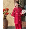 Set áo dài cách tân bé gái Tết xinh size 25-45kg MI.A Babyshop giảm giá 405k 6