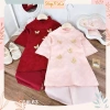 Set áo dài cách tân Châu Sa cho bé gái lễ tết - Giá ưu đãi 159.900 VNĐ 2