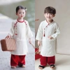 Set áo dài Đậu Kids&Mom Nàng Tấm cho mẹ và bé trai, bé gái Giá ưu đãi 275.000₫