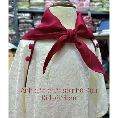 Set áo dài Đậu Kids&Mom Nàng Tấm cho mẹ và bé trai, bé gái Giá ưu đãi 275.000₫ 4