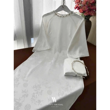 Set áo dài gấm xương mùa Tết kèm quần dài SZE - Giá chỉ 120.000đ, giảm tới 25%