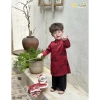 Set áo dài tết bé trai Beemo vải gấm 9-24kg Giá ưu đãi 304.000đ