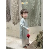 Set áo dài tết bé trai Beemo vải gấm 9-24kg Giá ưu đãi 304.000đ 3