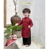 Set áo dài tết bé trai Beemo vải gấm 9-24kg Giá ưu đãi 304.000đ 7