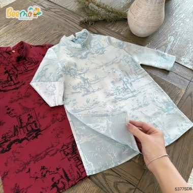 Set áo dài tết bé trai Beemo vải gấm 9-24kg Giá ưu đãi 304.000đ 8 Set áo dài tết bé trai Beemo vải gấm 9-24kg Giá ưu đãi 304.000đ 8