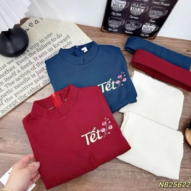 Set áo dài Tết bé trai kèm mấn NB, giá ưu đãi 139.000đ, chất liệu mềm mại, thiết kế đẹp 4