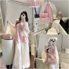 Sét Áo Dài Tết Yếm Gấm Lụa + Quần, Tặng Khăn Voan - Giá chỉ 229.000 VND