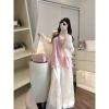 Sét Áo Dài Tết Yếm Gấm Lụa + Quần, Tặng Khăn Voan - Giá chỉ 229.000 VND 5