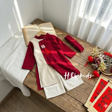 Set áo dài trai Tết sum vầy kèm mấn bé giá ưu đãi 119.000đ 9 Set áo dài trai Tết sum vầy kèm mấn bé giá ưu đãi 119.000đ 9