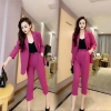 Set Áo Khoác Blazer 2 Dây + Quần Baggy Capris Xanh Lá Nữ - Giá 439.361₫, giảm 22% 5