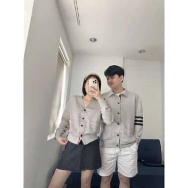 Set áo khoác đôi sọc tay xinh YH Couple - Giá chỉ 165.000 VND, giảm mạnh