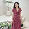 Set áo sơ mi cổ cavat + chân váy xếp ly công sở - Đi làm, đi tiệc, giảm giá 20% 9