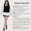 Set Áo Sơ Mi Dài Tay Gấu, Croptop Nhung, Nơ Đá Cài Bigsize - Đồ Bộ Nữ Sang Chảnh Form Rộng, Giá 169.000 VND 2