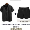 Set áo sơ mi lụa tay ngắn 8.069 + quần kaki nam lưng chun 4.103 - Giá ưu đãi 262k, trẻ trung thời trang LADOS-7.103