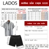 Set áo sơ mi lụa tay ngắn 8.069 + quần kaki nam lưng chun 4.103 - Giá ưu đãi 262k, trẻ trung thời trang LADOS-7.103 3