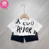 Set áo thun cotton in và quần sọc jean cho bé trai 10-28 dưới 1m25 - 165.000đ 6